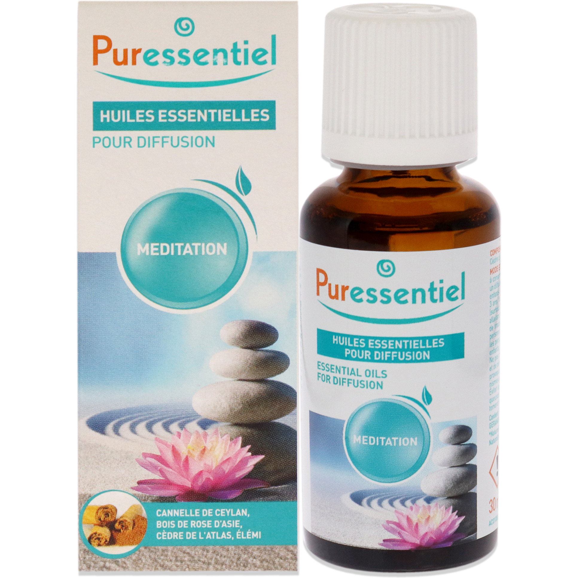 Diffusion Essential Oil - Meditation by Puressentiel for Unisex - 1.01 oz Oil