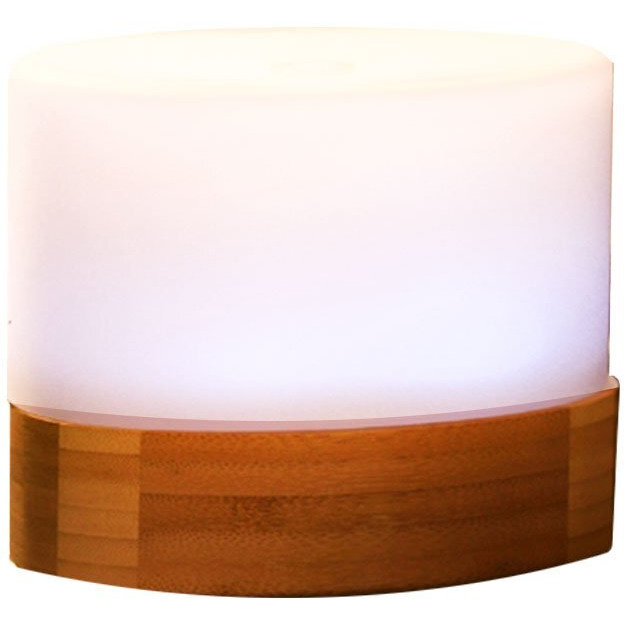 Ultrasonic Aroma Diffuser/Humidifier with Bamboo Base