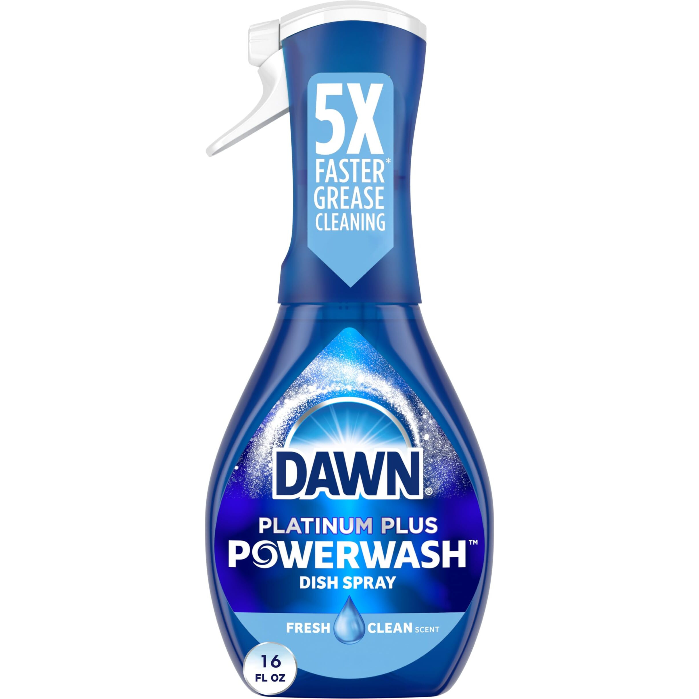 Dawn Platinum Powerwash Dish Spray, Dish Soap, Fresh Scent, 16 Fl Oz