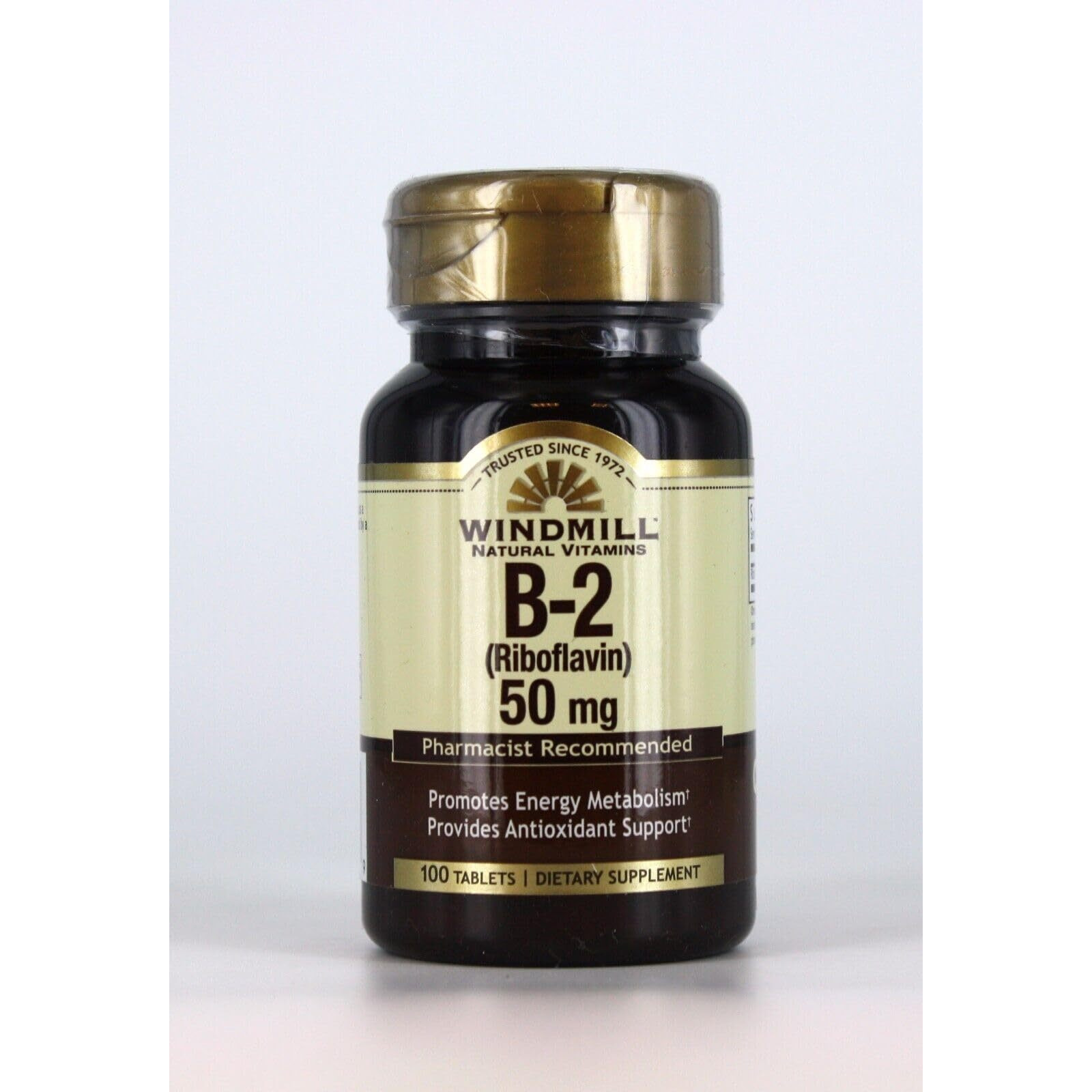 Windmill Vitamin B-2 50 mg Tablets - 100 ea (2 Pack)