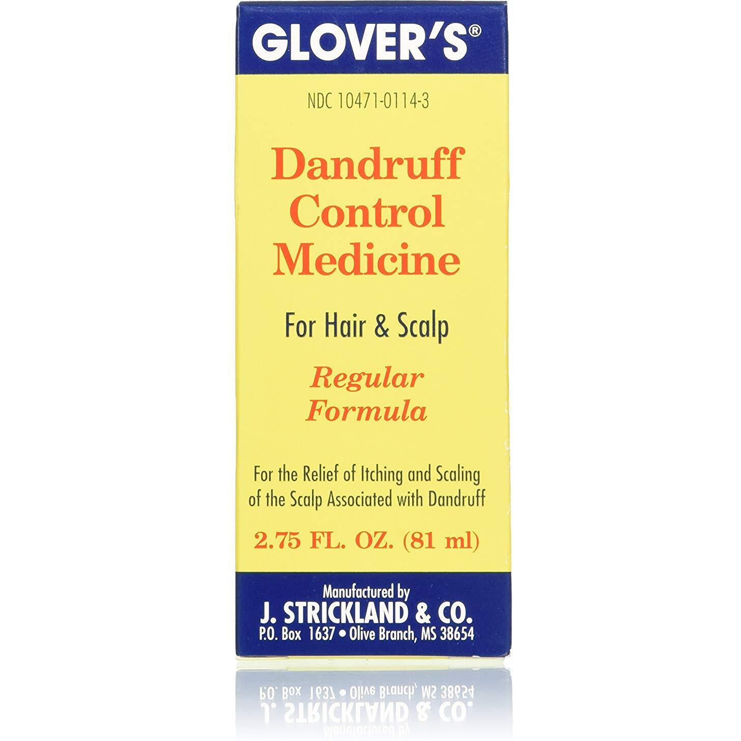 Glovers Dandruff Control Medicine Regular Formula 2.75 oz (Pack of 2)