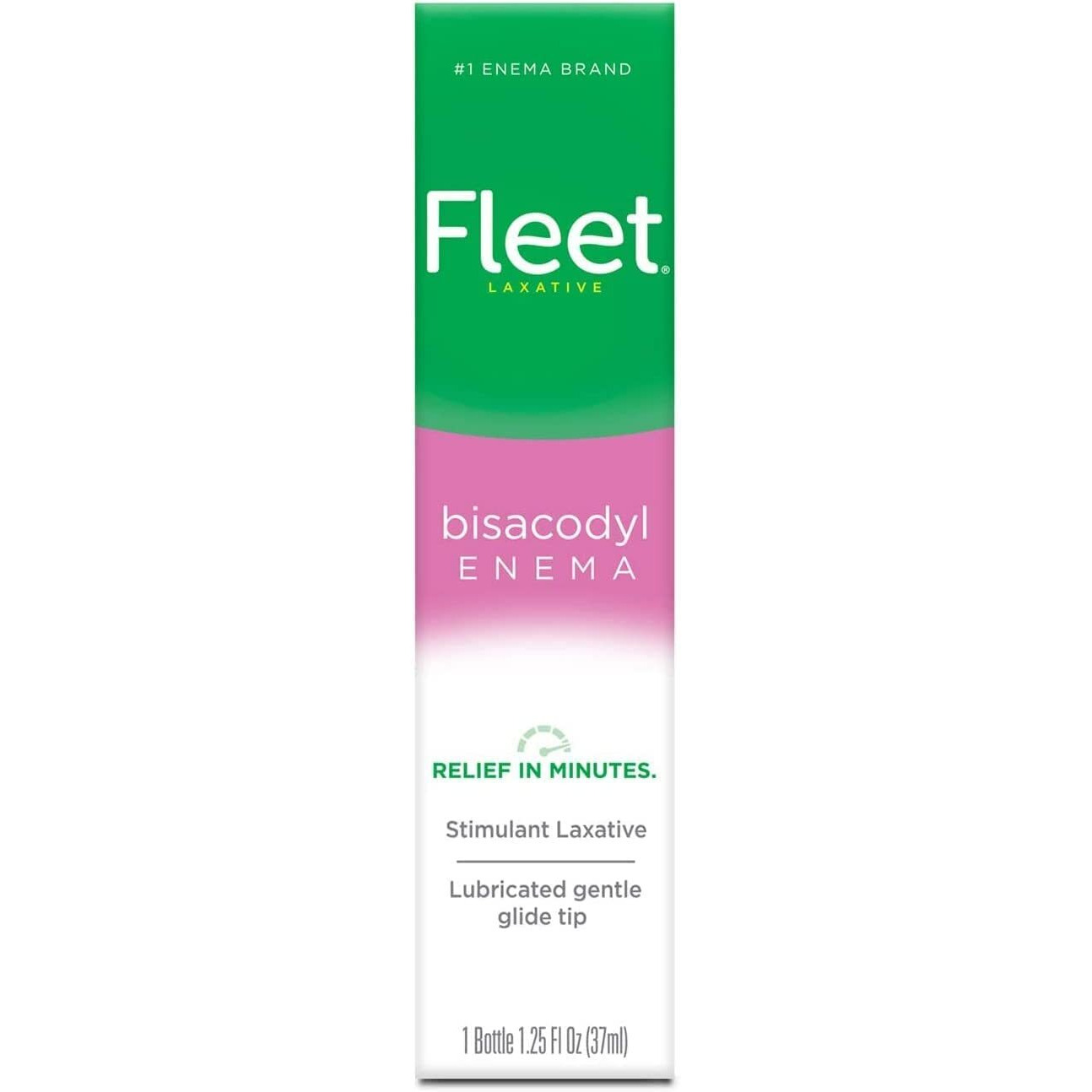 Fleet Bisacodyl Enema 1.25 oz (Pack of 2)