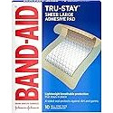 BAND-AID Brand TRU-STAY Large Adhesive Bandages, 10 Count