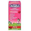 Benadryl Allergy Liquid Cherry For Children 4 oz (Pack of 2)