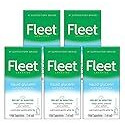 Fleet Liquid Glycerin Suppositories, 4 Bottles x 7.5 mL (Pack of 5)