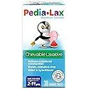 Pedia-Lax Laxative Chewable Tablets for Kids, Ages 2-11, Watermelon Flavor, 30 CT (2 Pack)