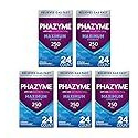 Maximum Strength Phazyme 250mg Anti Gas 24 Softgel (Pack of 5)