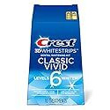 Crest 3D Whitestrips, Classic Vivid, Teeth Whitening Strip Kit, 20 Strips (10 Count Pack)