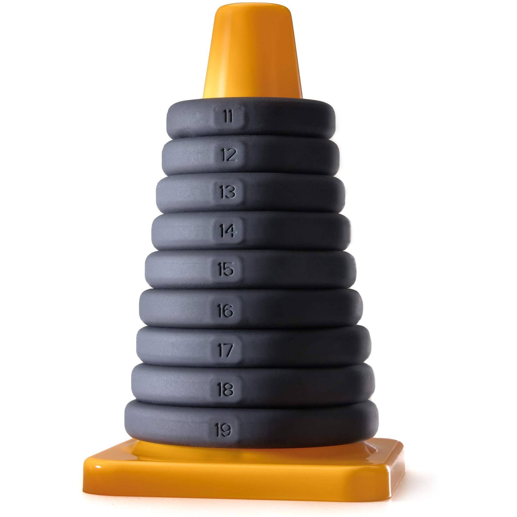 Play Zone Kit Black 9 Rings and Storage Cone(D0102H5QB27.)