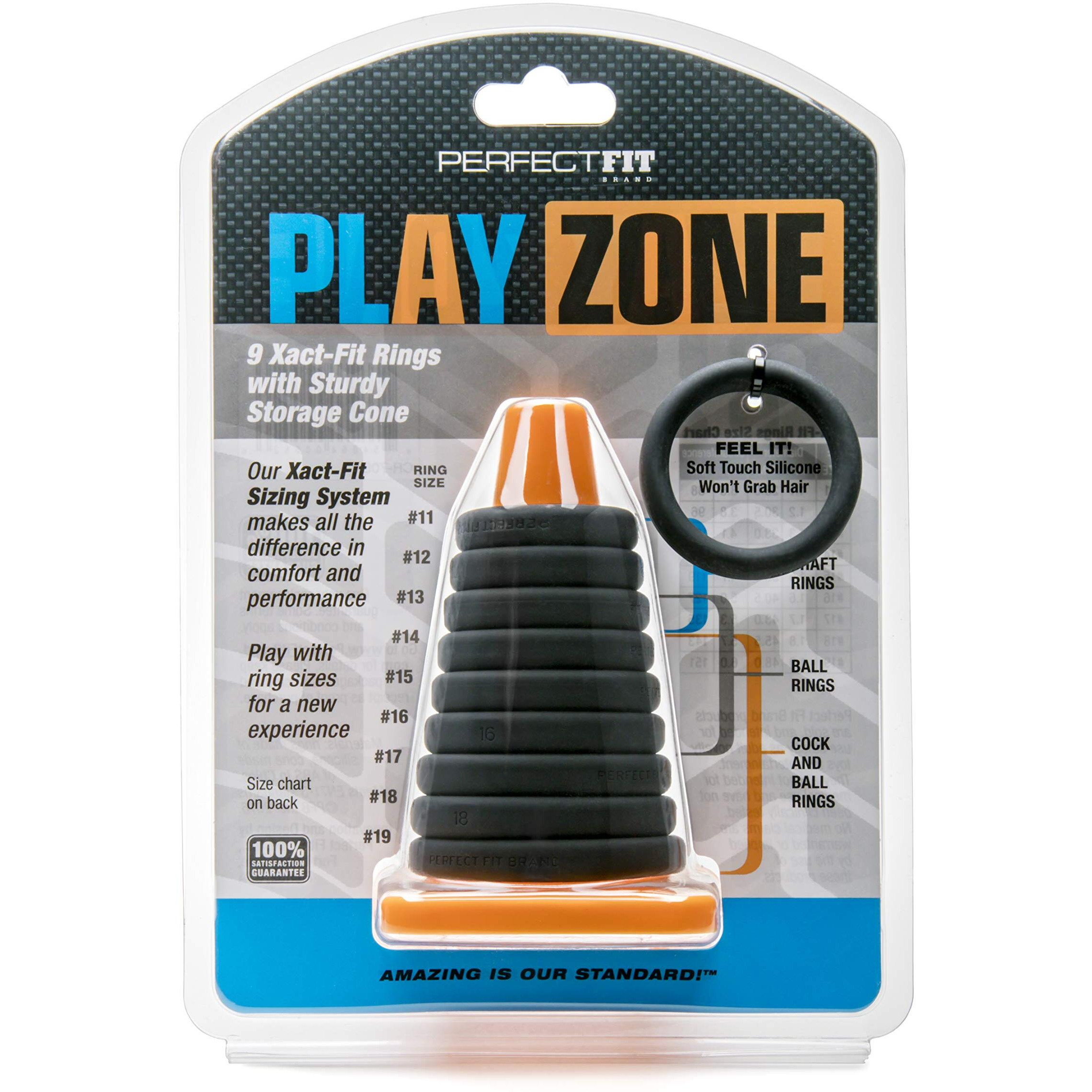 Play Zone Kit Black 9 Rings and Storage Cone(D0102H5QB27.)