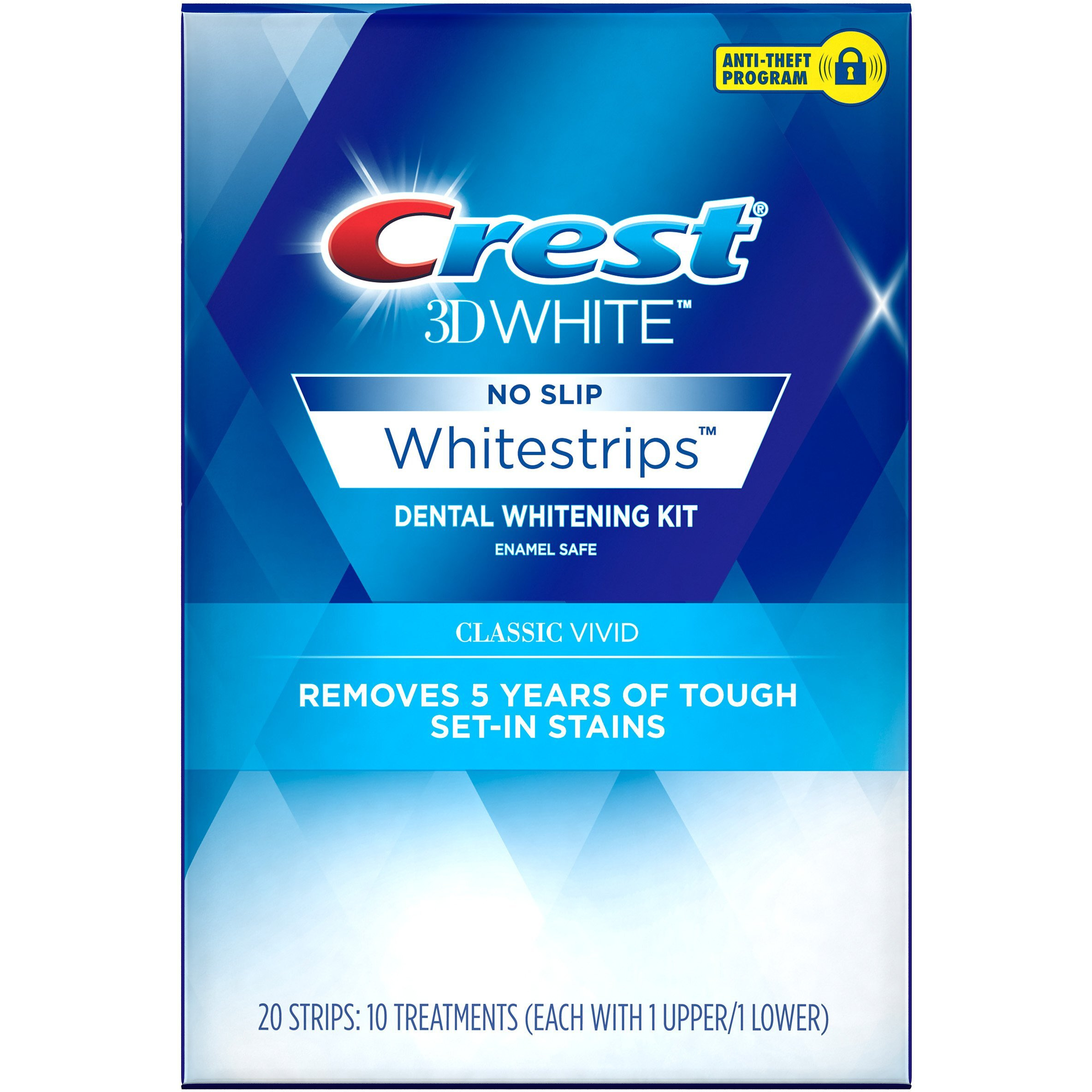 Crest 3D Classic Vivid Dental Whitening Kit with 10 Treatments