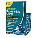 MagniLife Relaxing Leg Cream, Deep Penetrating Topical for Pain and Restless Leg Syndrome Relief, Naturally Soothe Cramping, Discomfort, and Tossing with Lavender and Magnesium - 4oz