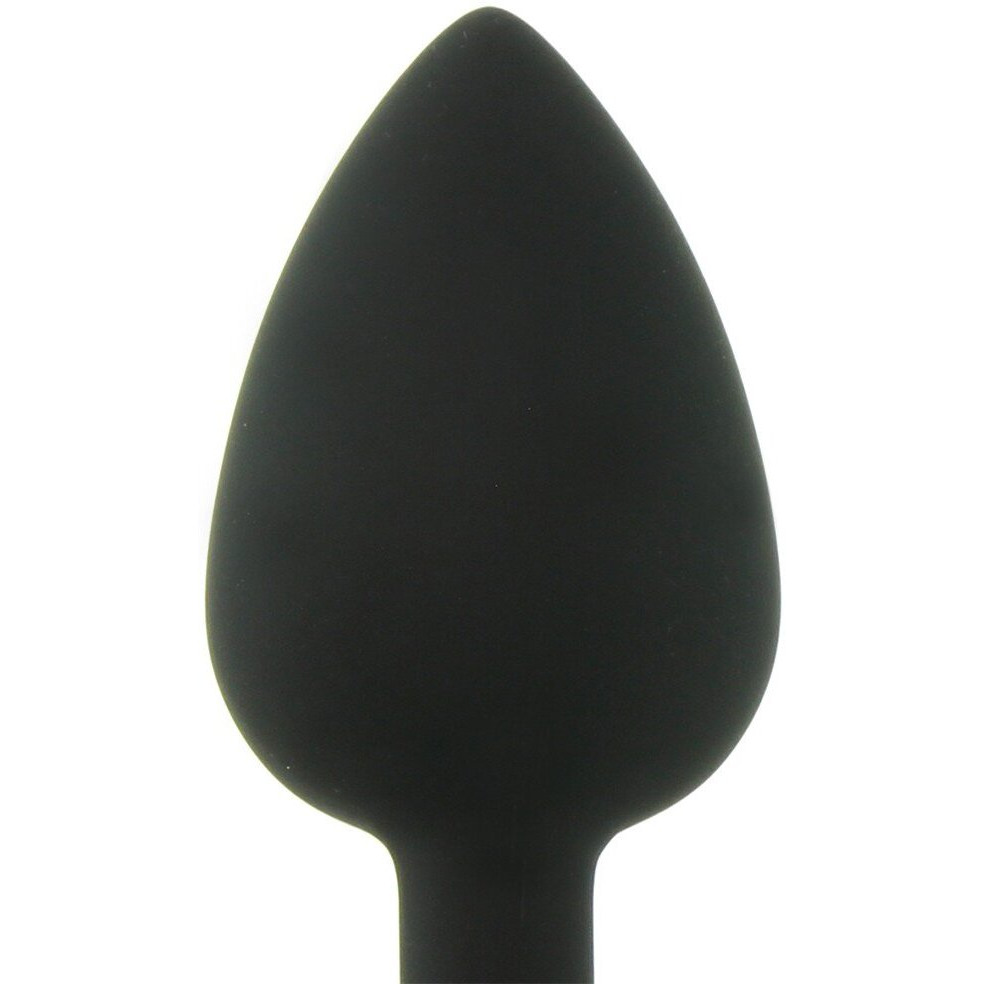 Booty Bling Small Black Plug Pink Stone(D0102H5G4UW.)