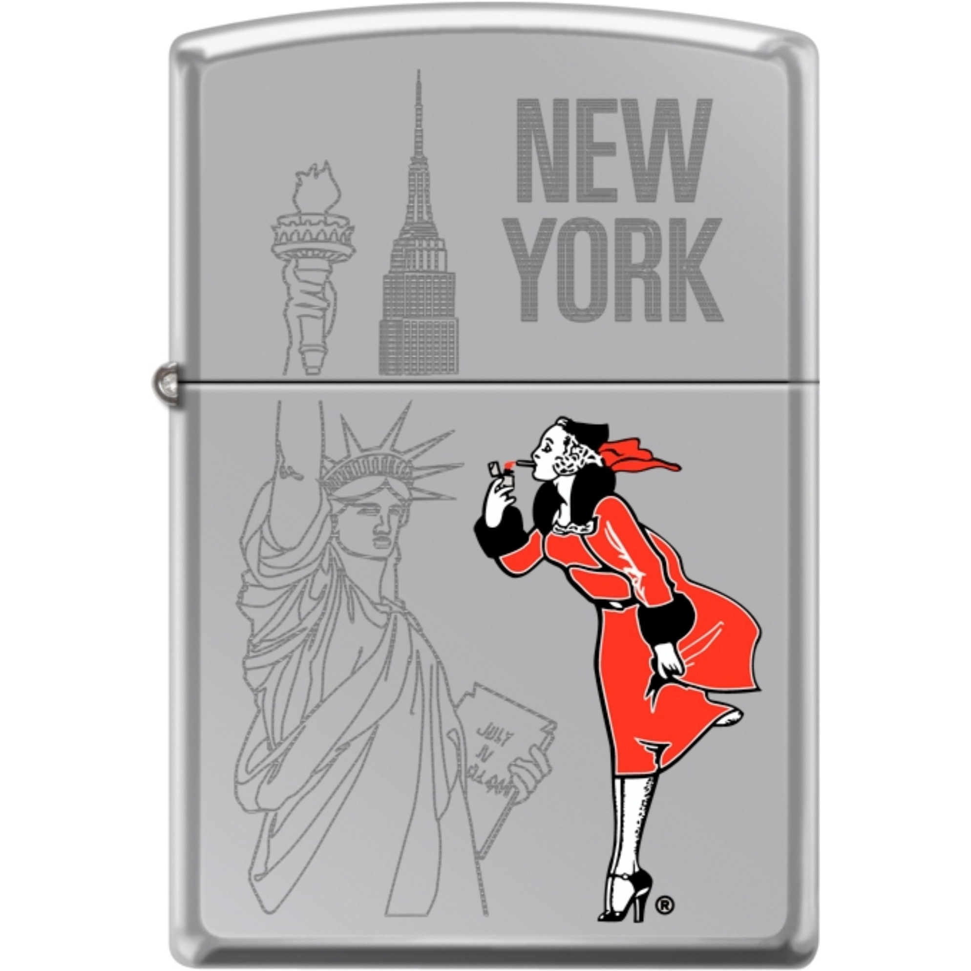 250CI403910 - ZIPPO PROCUT Windy New York HP Chrome