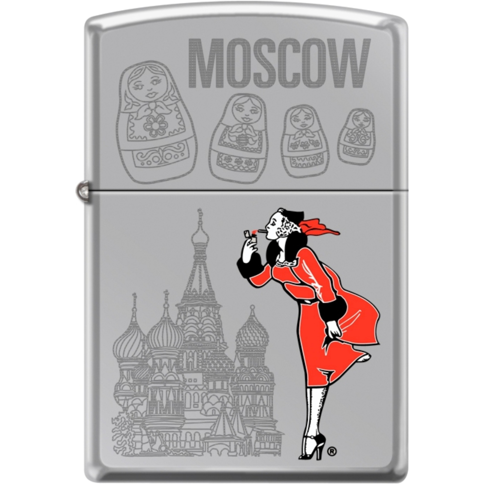 250CI403943 - ZIPPO PROCUT Windy Moscow HP Chrome