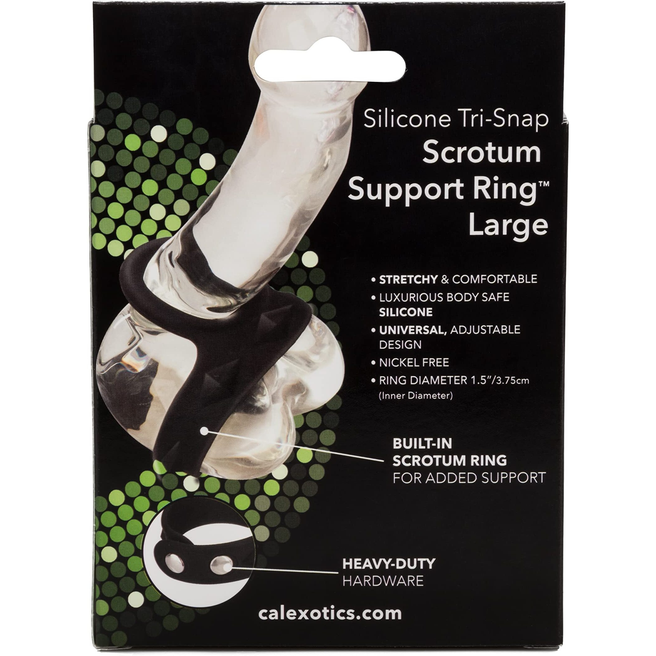 TRI SNAP SCROTUM SUPPORT RING LARGE SILICONE
