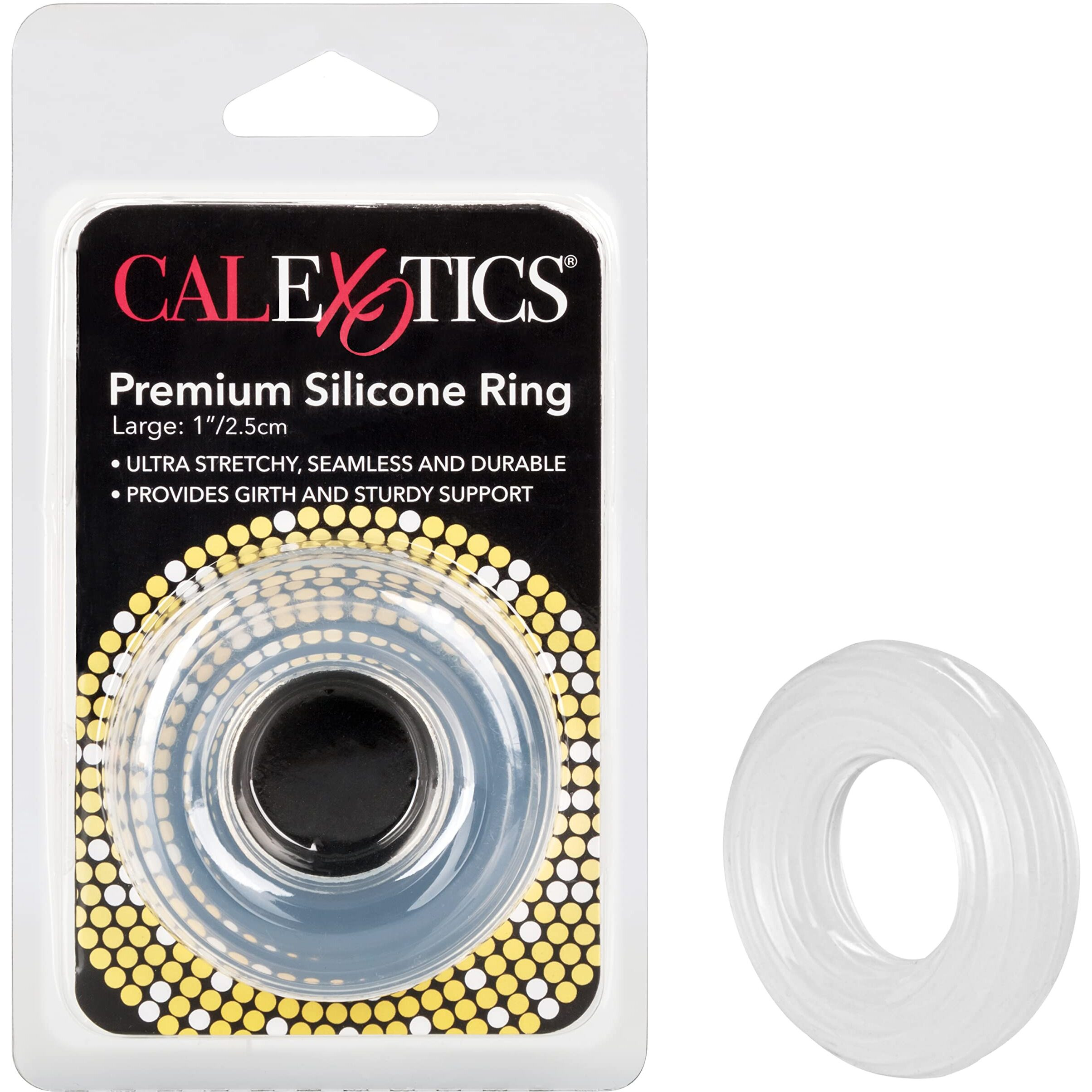 Premium Silicone Ring Large Clear(D0102H5QL6V.)
