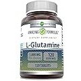 Amazing Formulas L Glutamine 1000mg 120 Tablets | Amino Acid Supplement for Men & Women | Non-GMO | Gluten Free | Made in USA