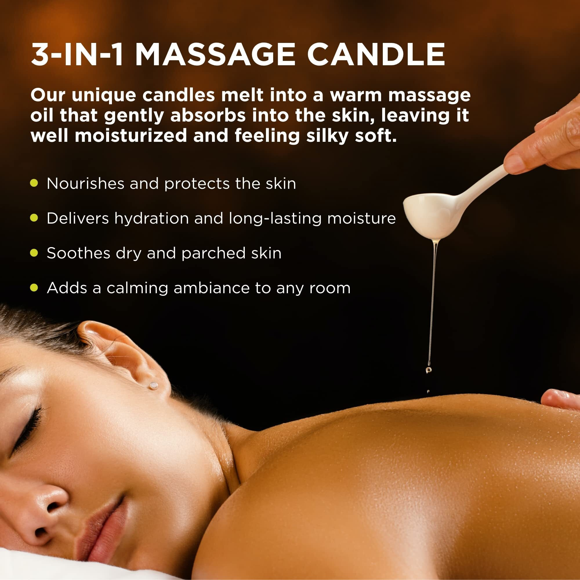 Earthly Body Round Massage Candle 3 N 1 Isle Of You 6oz(D0102H5IMEG.)