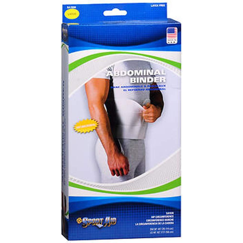 Scott Specialties Sport-Aid Abdominal Binder - SA1930 WHI LGEA - Large, 1 Each / Each