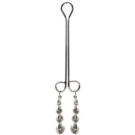 Bijoux De Cli Clitoral Clamp Double Loop With Diamond Drops(D0102H5LM6U.)