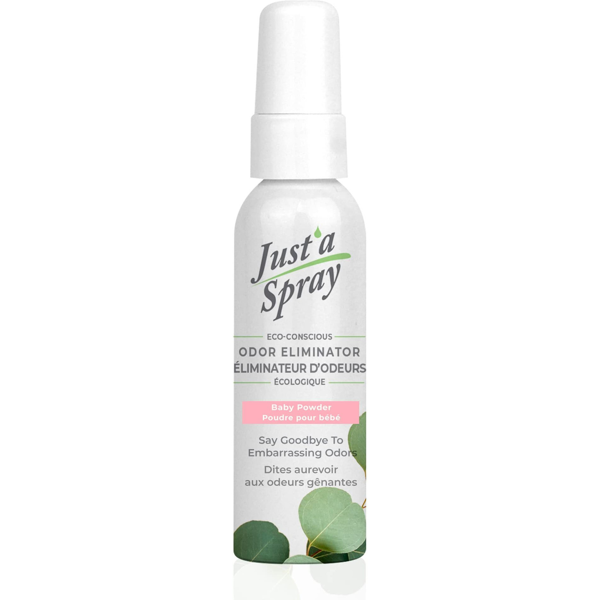 Just a Spray Odor Eliminator - Baby Powder by Prelam for Kids - 1.85 oz Spray