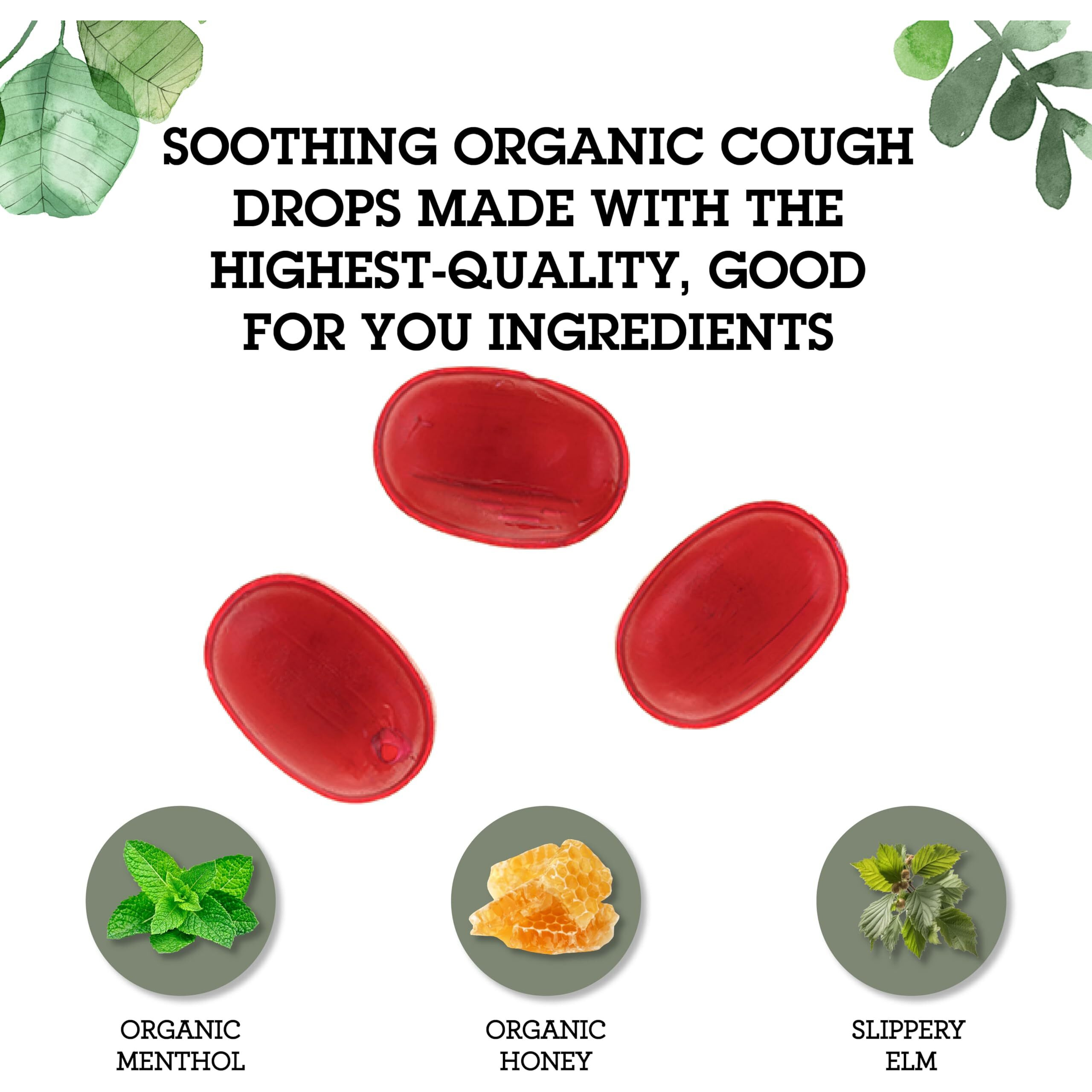 Quantum Research Organic cough Relief Lozenges - Bing cherry - 18 count(D0102H5N948)