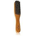 Donna Collection Narrow Boar Bristle Brush, Black
