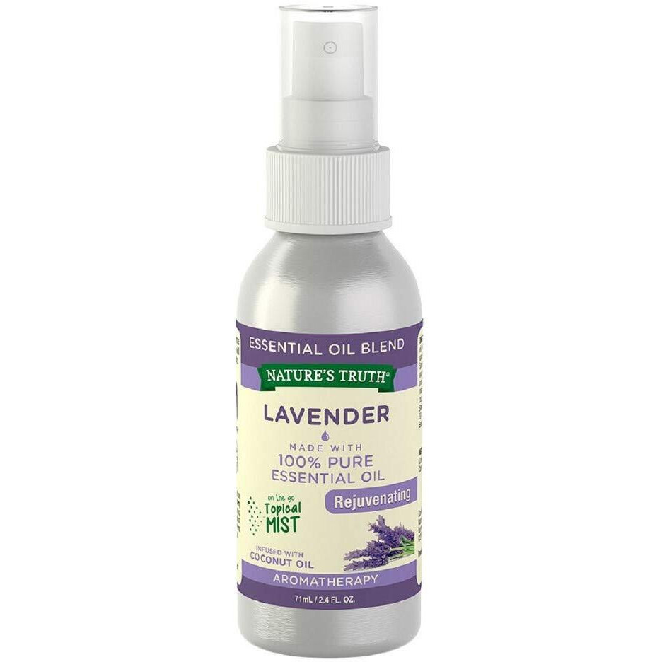 Nature's Truth Lavender Rejuvenating On The Go Hydrating Mist - 2.4 oz, Pack of 2