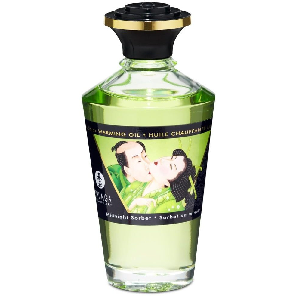 WARMING MASSAGE OIL MIDNIGHT SORBET 3.5 OZ