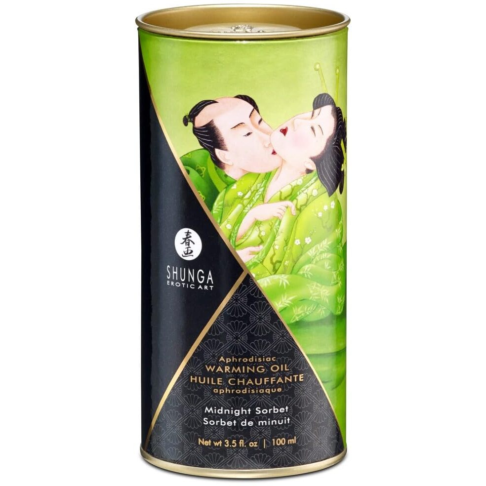 WARMING MASSAGE OIL MIDNIGHT SORBET 3.5 OZ
