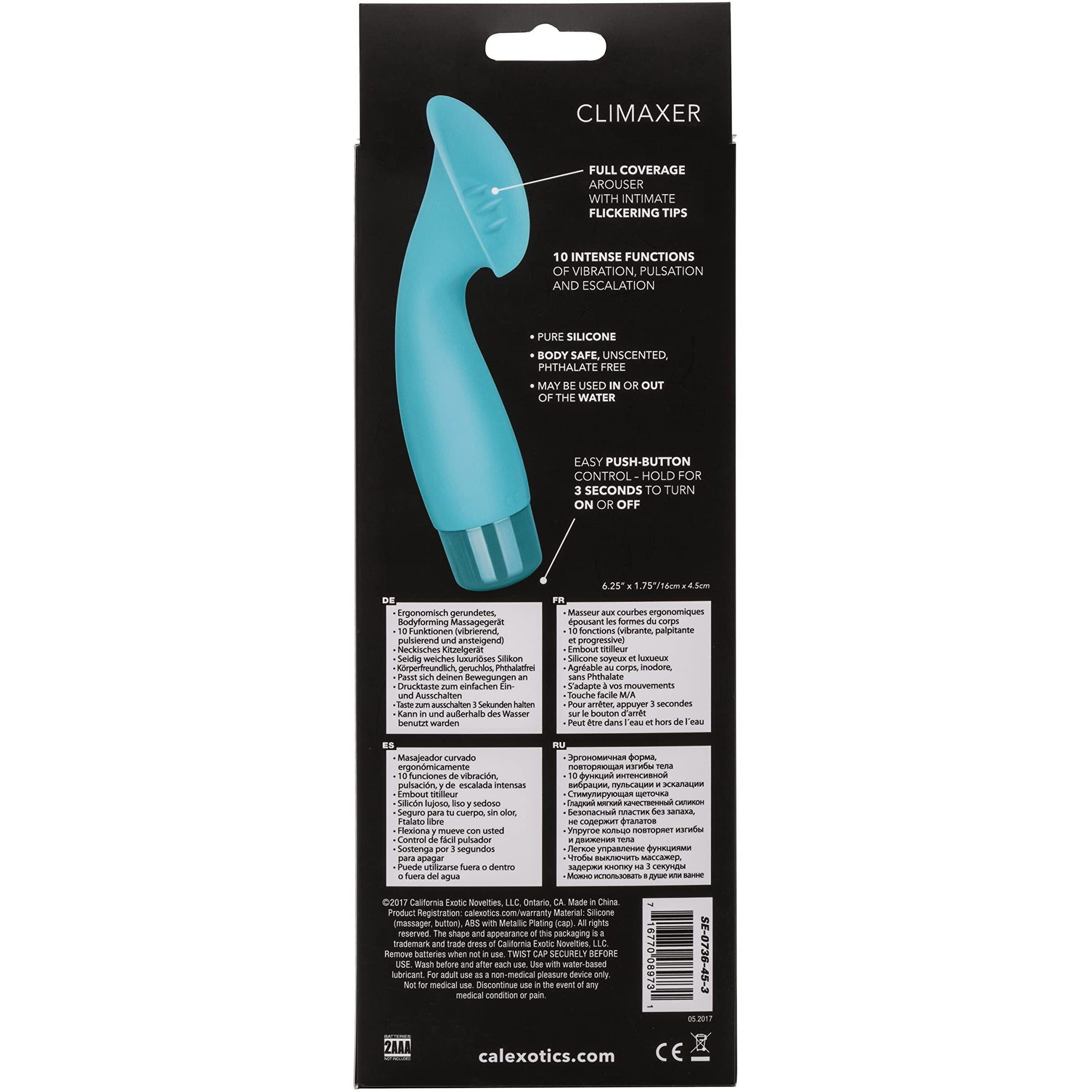 Eden Climaxer Blue Clitoral Tickler Vibrator(D0102H5GG2Y.)