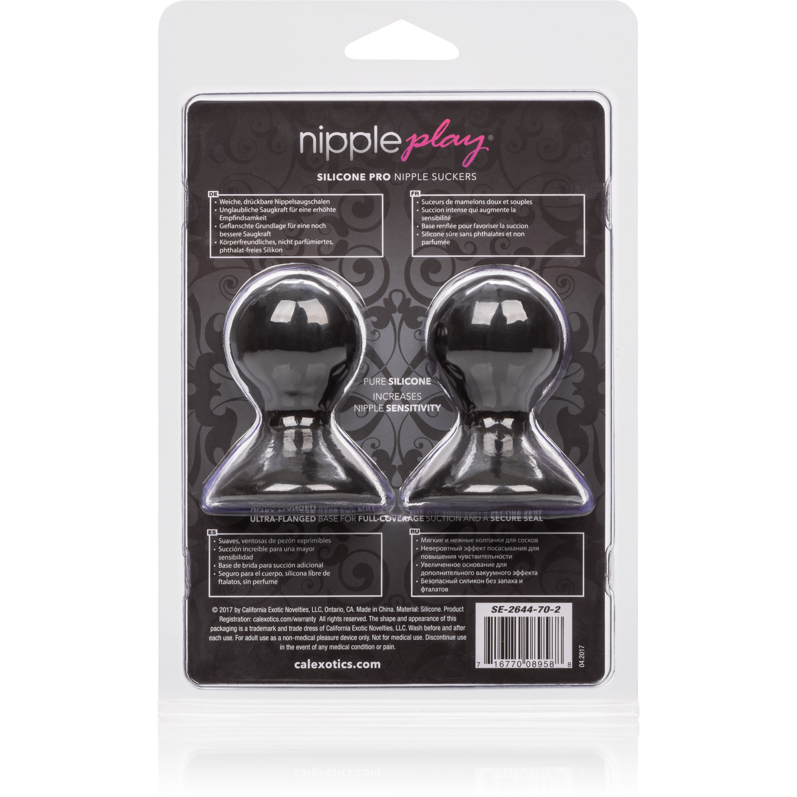 Nipple Play Silicone Pro Nipple Suckers Black(D0102H52A7W.)