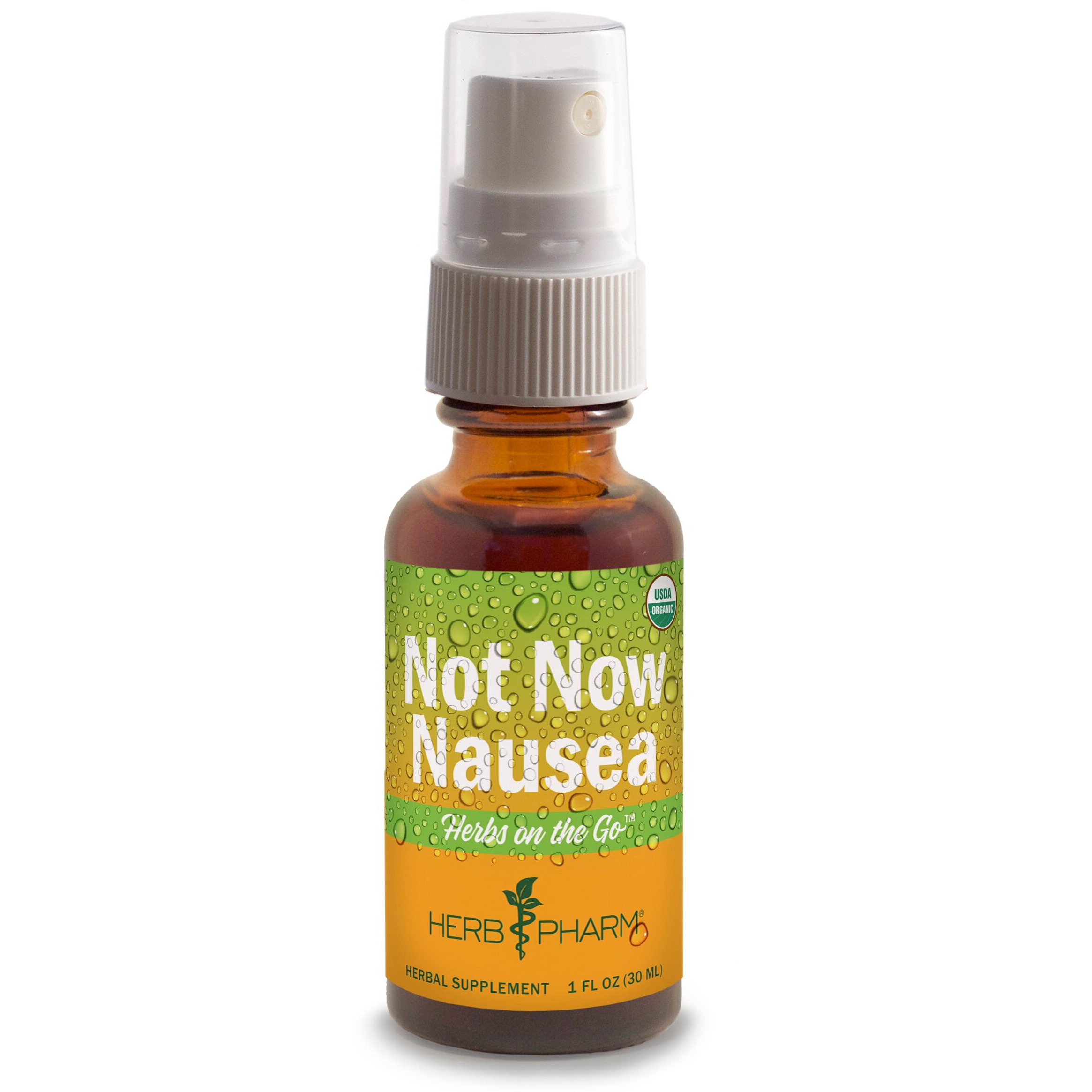 Herb Pharm Herbs on The Go Portable Spray Not Now Nausea, 1 Oz