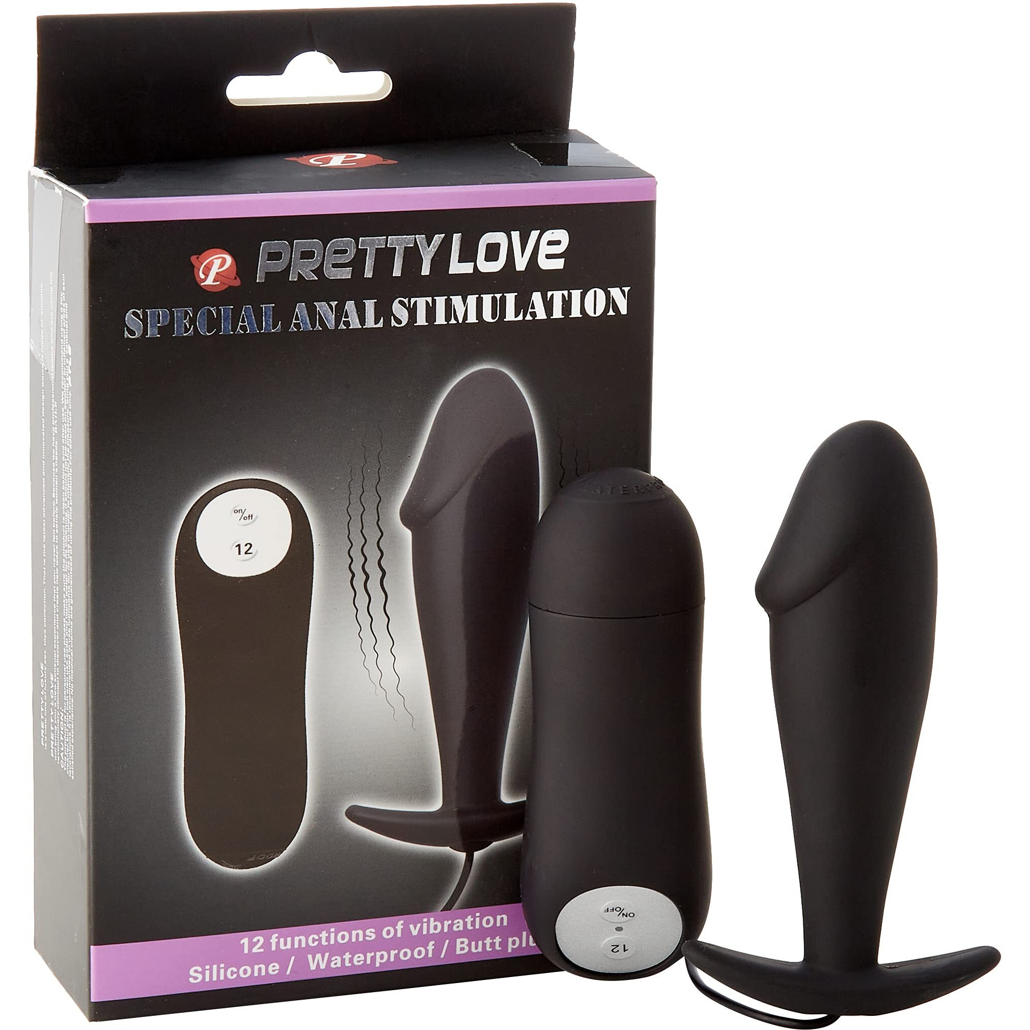 PRETTY LOVE VIBRATING SPECIAL STIMULATION BUTT PLUG