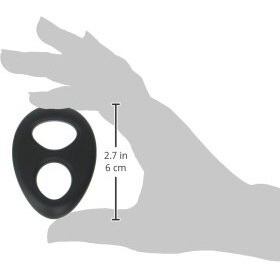 Renegade Romeo Soft Cock & Ball Ring Black(D0102H5QDVU.)