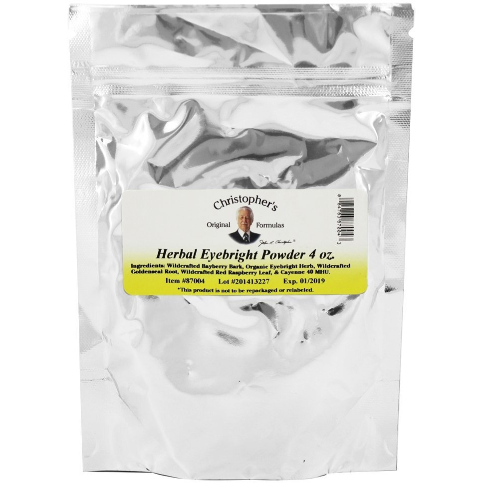 Christophers Original Formulas Herbal Eyebright Powder, 4 Oz