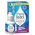 TheraTears Dry Eye Therapy Lubricating Eye Drops for Dry Eyes, 1 fl oz bottle Twin Pack, (2 x 30mL Bottles)