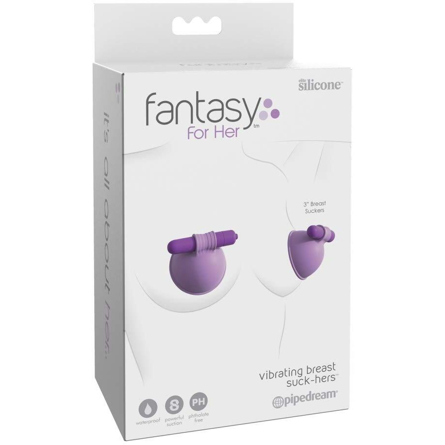 Fantasy For Her Vibrating Breast Suck-Hers Purple(D0102H5G0SY.)