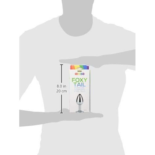 Rainbow Foxy Tail with Stainless Steel Butt Plug(D0102H5GQ0A.)