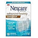 Nexcare Advanced Healing Waterproof Bandages, Assorted Sizes, 10 Count