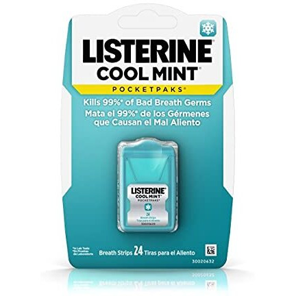 Listerine PocketPaks Cool Mint 24 Each (Pack of 12)