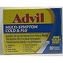Advil Multi-Symptom Cold & Flu Coated Tablets, 10 Count