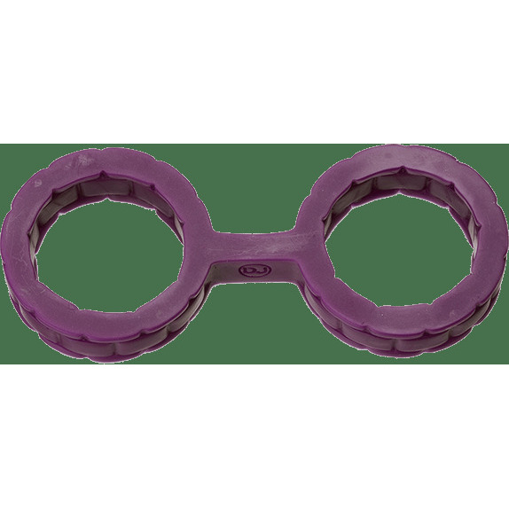 Japanese Bondage Silicone Cuffs Small Purple(D0102H507YU.)
