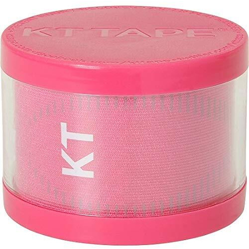 KT Tape Pro Kinesiology Therapeutic Body Tape Roll of 20 Strips, Hero Pink