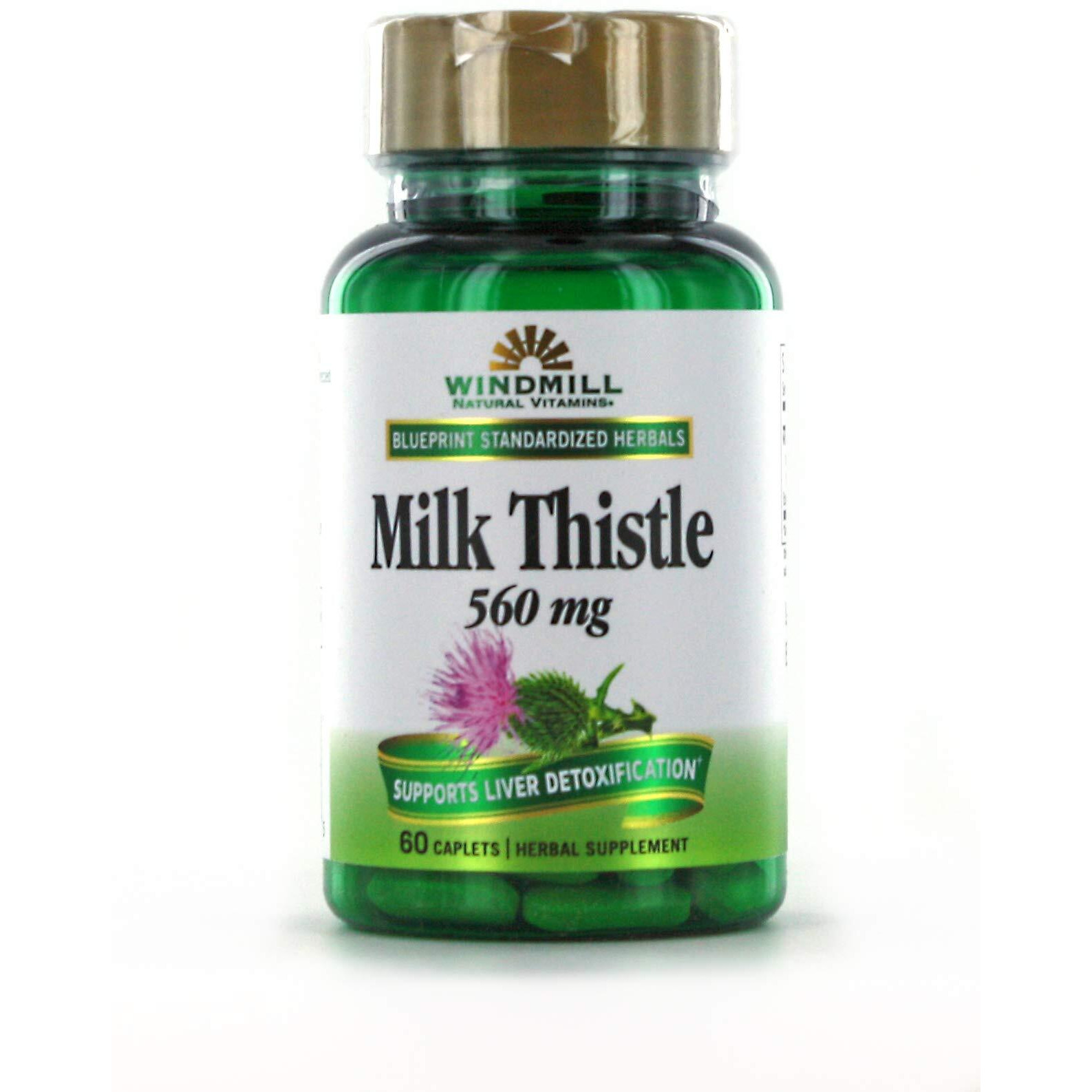 Windmill Milk Thistle (560 Mg Extract) Tablets 60 Ea