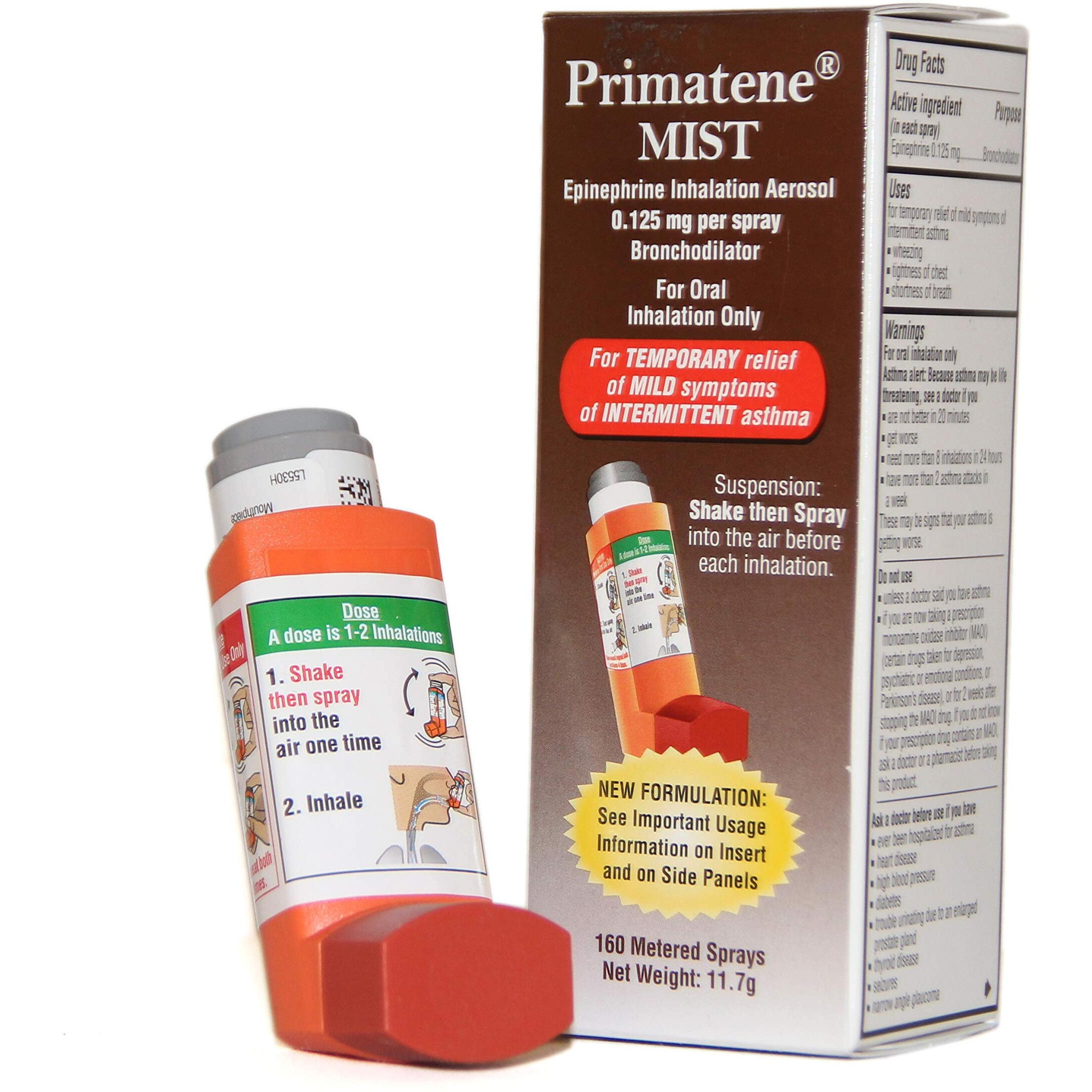 Primatene Mist Epinephrine Inhalation Aerosol - 11.7 g