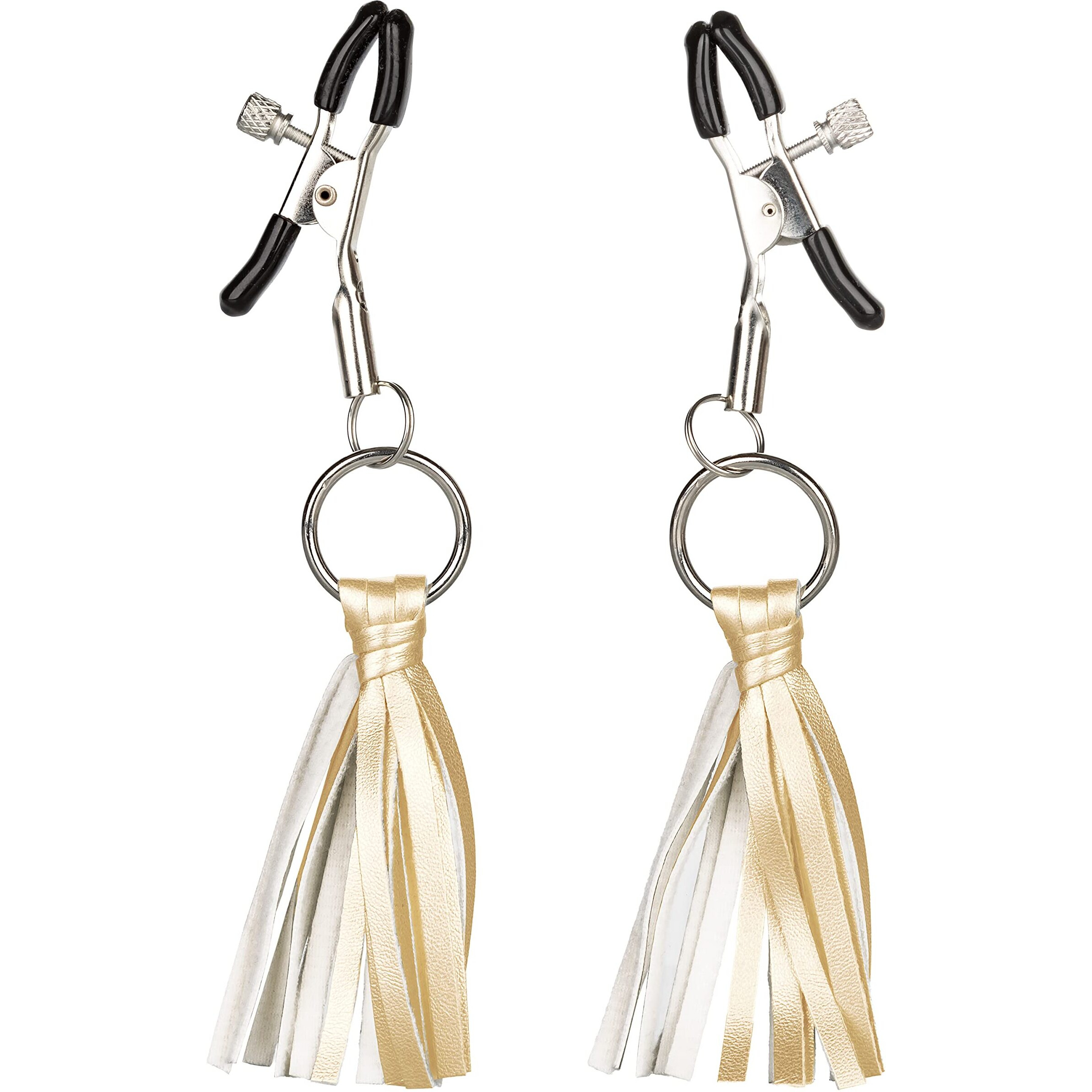 Nipple Play Playful Tassels Nipple Clamps Gold(D0102H50PDA.)