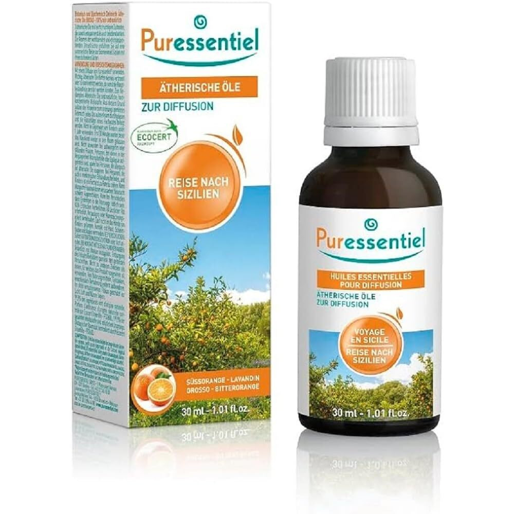 Diffusion Essential Oil - Trip in Sicily by Puressentiel for Unisex - 1.01 oz Oil