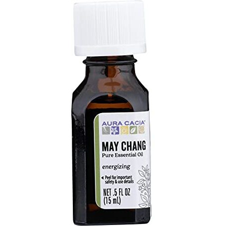 Aura Cacia May Chang Essential Oil | 0.5 fl. oz. | Litsea Cubeba